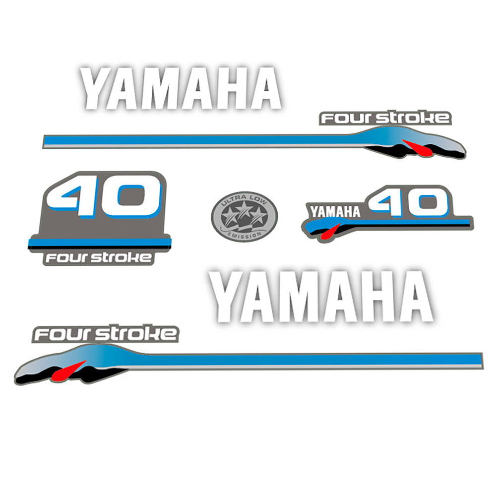 Yamaha 40 FOUR STROKE (2000) Decal (Sticker) Set
