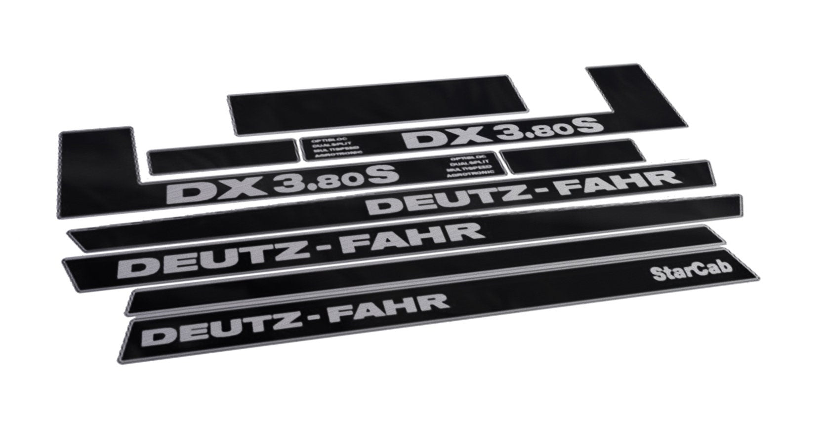 Deutz Fahr DX 4.11 SE Star Cab Aftermarket Replacement Tractor Decal (Sticker) store Set