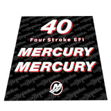Mercury 40 Four Stroke EFI (2006-2012) Outboard Decal (Sticker / Aufkleber) Set