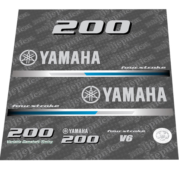 Yamaha 200 (2013) Decal (Sticker) Set