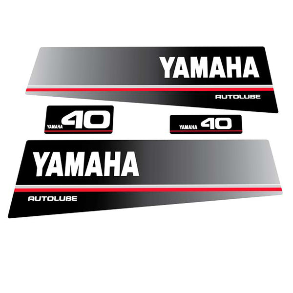 Yamaha 40 - 1991 AUTOLUBE Decal (Sticker) Set