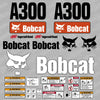 Bobcat S175 Loader Aftermarket Decals Replacement Set