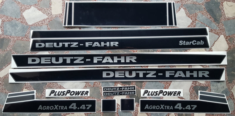 Deutz-Fahr AgroXtra 4.47 tractor decal aufkleber adesivo sticker set