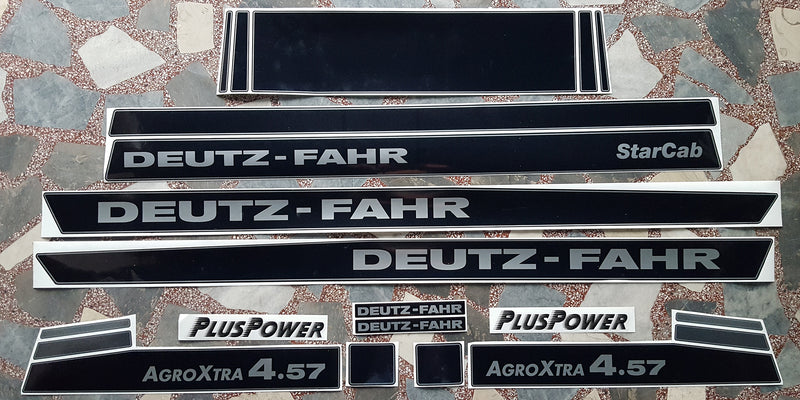 Deutz-Fahr AgroXtra 4.57 tractor decal aufkleber adesivo sticker set