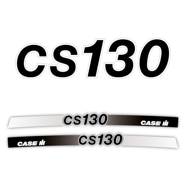 Case CS 130 tractor decal aufkleber adesivo sticker set