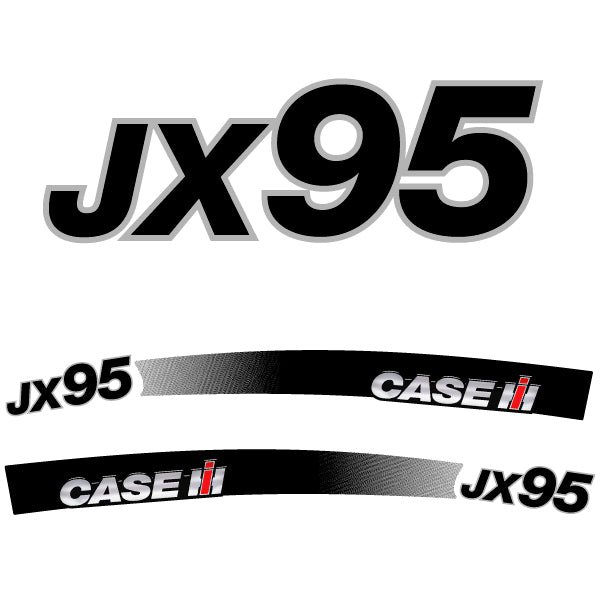 Case JX 95 tractor decal aufkleber adesivo sticker set