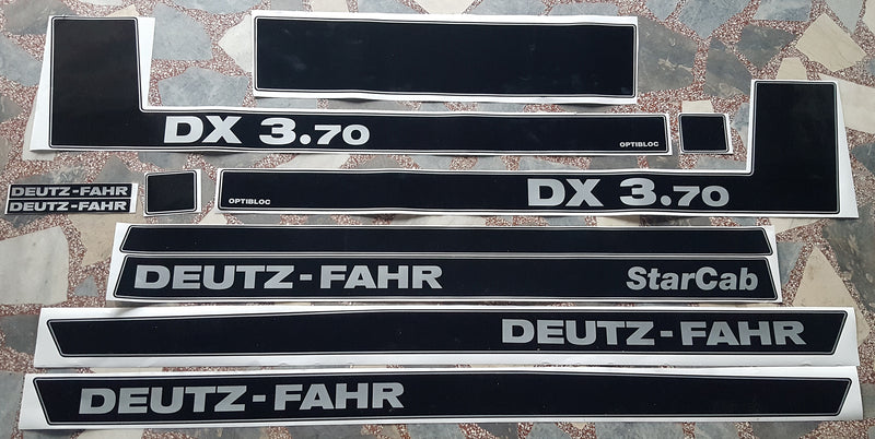 Deutz-Fahr DX 3.70 tractor decal aufkleber adesivo sticker set