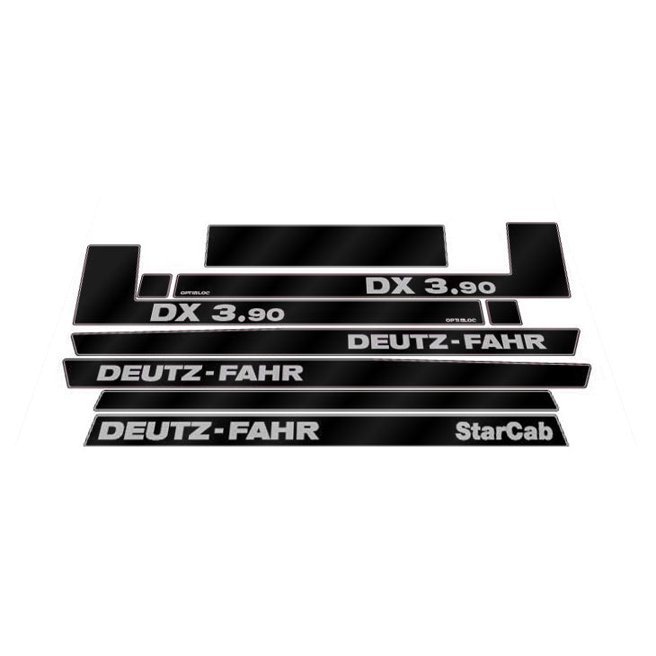 Deutz DX 3.90 Tractor Decal (Aufkleber / Adesivo) Sticker Set