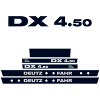 Deutz-Fahr DX 4.50 tractor decal aufkleber adesivo sticker set
