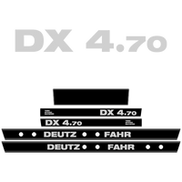 Deutz-Fahr DX 4.70 tractor decal aufkleber adesivo sticker set