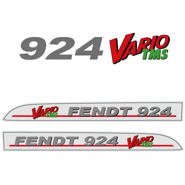 Fendt 924 Vario TMS tractor decal aufkleber adesivo sticker set