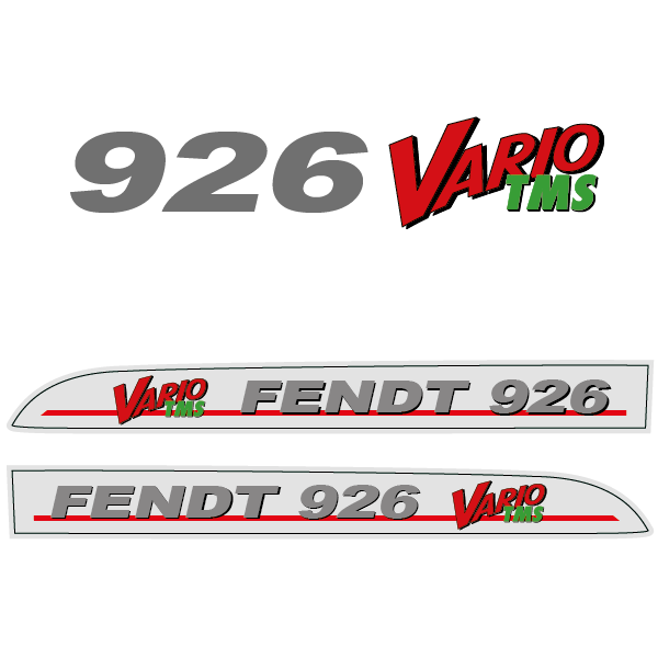 Fendt 926 Vario TMS tractor decal aufkleber adesivo sticker set