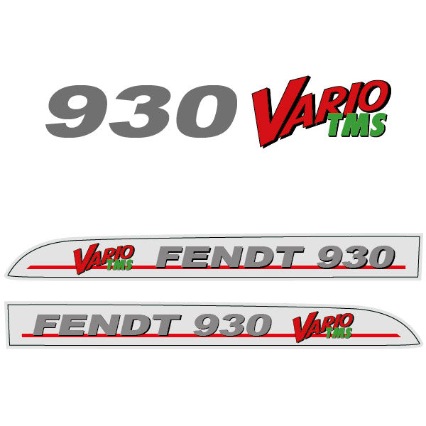 Fendt 930 Vario TMS tractor decal aufkleber adesivo sticker set