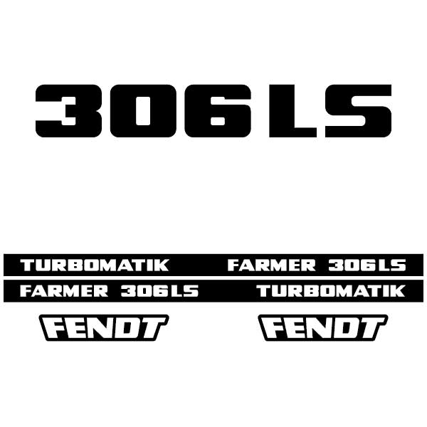 Fendt Farmer 306 LS tractor decal aufkleber adesivo sticker set