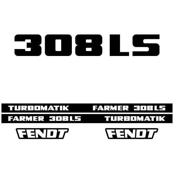 Fendt Farmer 308 LS tractor decal aufkleber sticker set