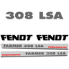 Fendt Farmer 308 LSA tractor decal aufkleber adesivo sticker set
