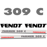 Fendt Farmer 309 C tractor decal aufkleber adesivo sticker set