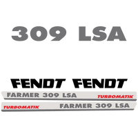 Fendt Farmer 309 LSA tractor decal aufkleber sticker set