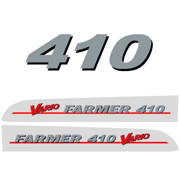 Fendt Farmer 410 Vario tractor decal aufkleber adesivo sticker set