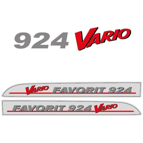 Fendt Favorit 924 Vario (2001) tractor decal aufkleber adesivo sticker set