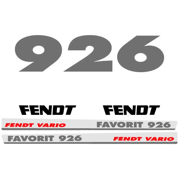 Fendt Favorit 926 Vario (2001) tractor decal aufkleber adesivo sticker set