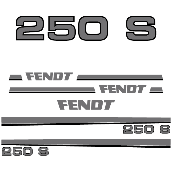 Fendt 240 250 260 270 275 280 S V P tractor decal aufkleber adesivo sticker set