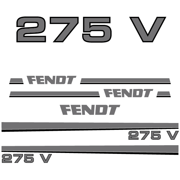 Fendt 240 250 260 270 275 280 S V P tractor decal aufkleber adesivo sticker set