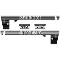 Goldoni 240 tractor decal aufkleber adesivo sticker set
