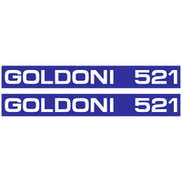 Goldoni 521 tractor decal aufkleber adesivo sticker set