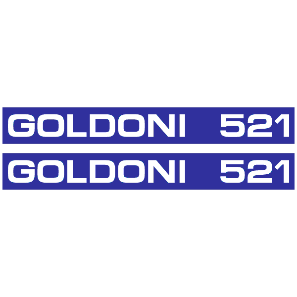 Goldoni 521 tractor decal aufkleber adesivo sticker set