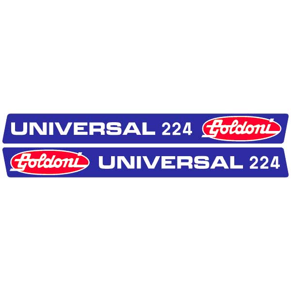 Goldoni Universal 224 tractor decal aufkleber adesivo sticker set