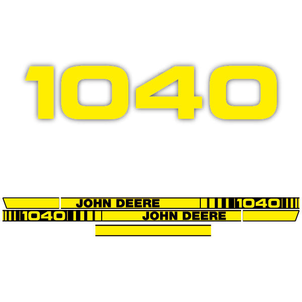 John Deere 1040 Tractor Decal (Sticker) Set