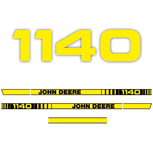 John Deere 1140 Tractor Decal (Sticker) Set