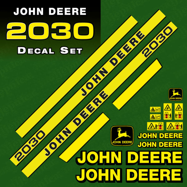 John Deere 2030 tractor decal aufkleber adesivo sticker set