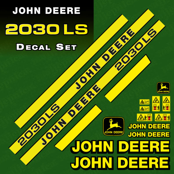 John Deere 2030 LS tractor decal aufkleber adesivo sticker set