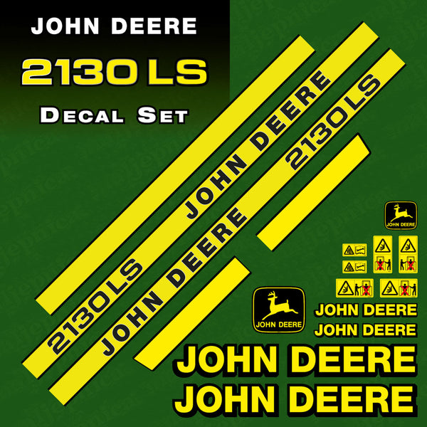 John Deere 2130 LS tractor decal aufkleber adesivo sticker set