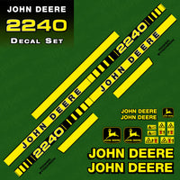 John Deere 2240 tractor decal aufkleber adesivo sticker set