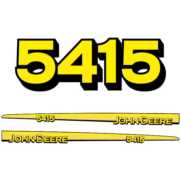 John Deere 5415 tractor decal aufkleber adesivo sticker set