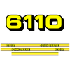 John Deere 6110 tractor decal aufkleber adesivo sticker set