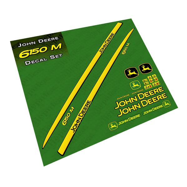 John Deere 6150 M Tractor Decal (Sticker) Set