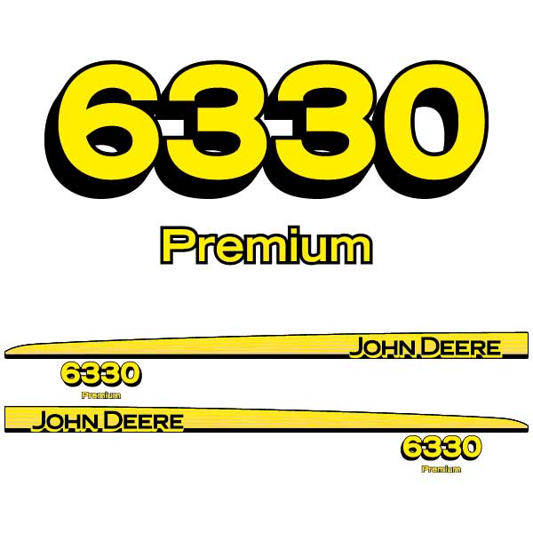 John Deere 6330 Premium tractor decal aufkleber adesivo sticker set