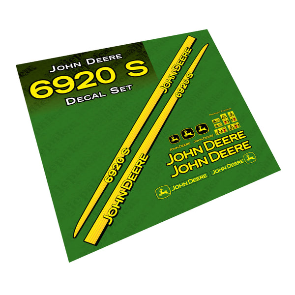 John Deere 6920 S tractor decal aufkleber adesivo sticker set