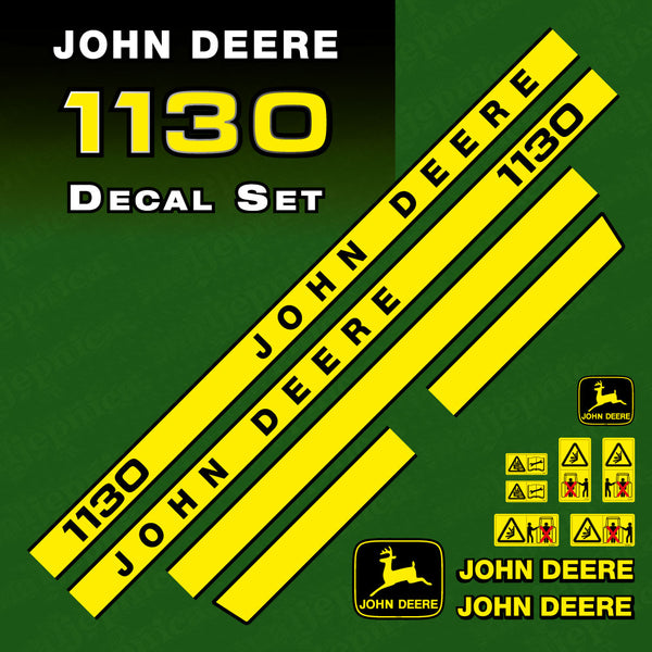 John Deere 1130 Tractor Decal (Sticker) Set