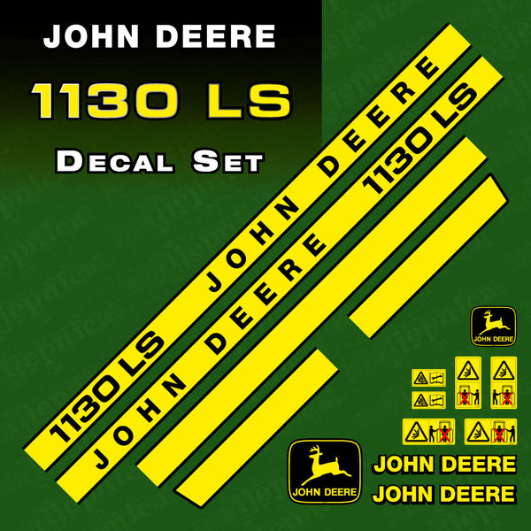John Deere 1130 LS Tractor Decal (Sticker) Set – 4.11 Decals