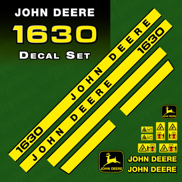 John Deere 1630 Tractor Decal (Sticker) Set