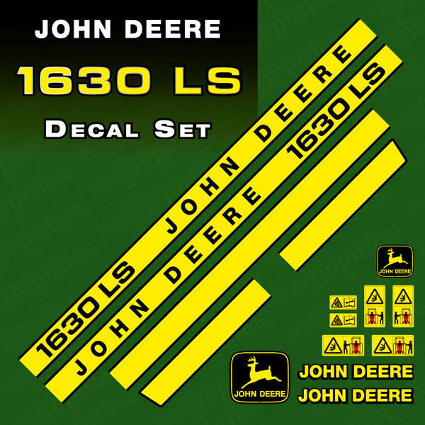 John Deere 1630 LS Tractor Decal (Sticker) Set