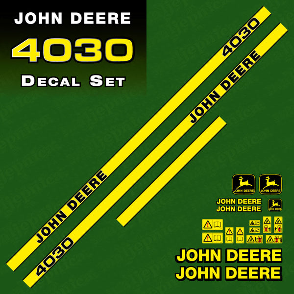 John Deere 4030 Tractor Decal (Sticker) Set