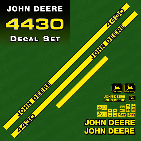 John Deere 4430 Tractor Decal (Sticker) Set