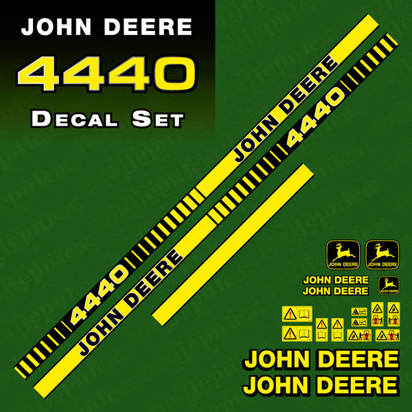 John Deere 4440 Tractor Decal (Sticker) Set