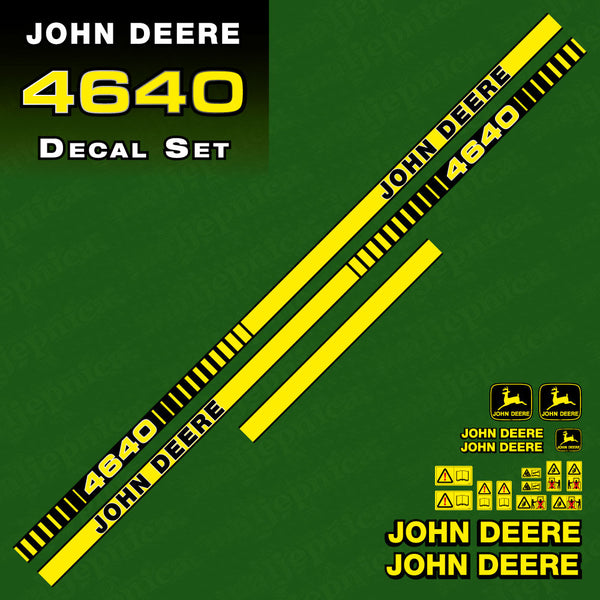 John Deere 4640 Tractor Decal (Sticker) Set